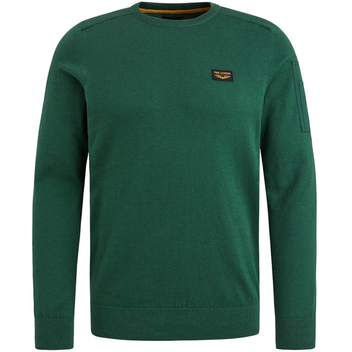 R-neck American Classic Knit - Groen