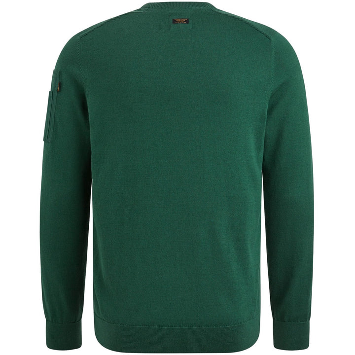 R-neck American Classic Knit - Groen