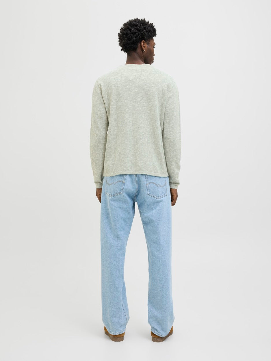 Jjesummer Knit Crew Neck Sn - Mint