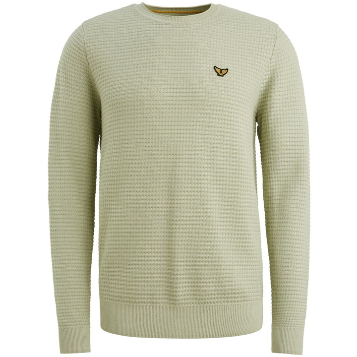 R-neck Cotton Mouline - Mint