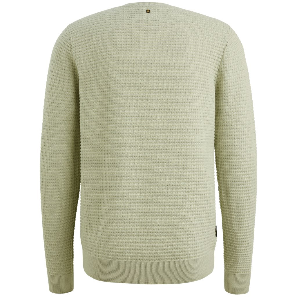 R-neck Cotton Mouline - Mint