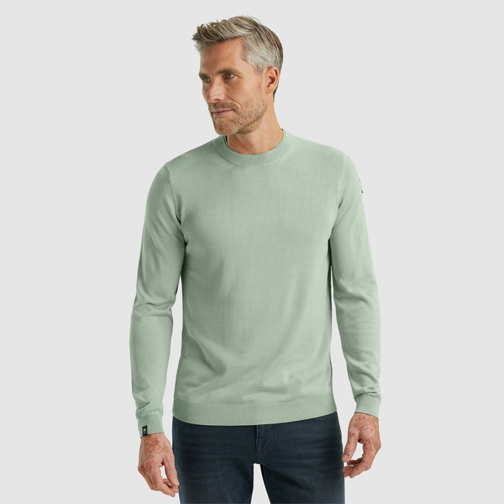 R-neck Cotton Modal - Olijf