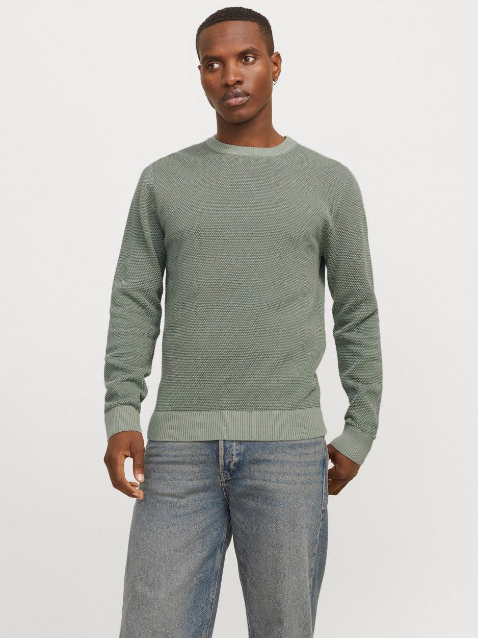 Jjeglobe Knit Crew Neck Noos - Olijf