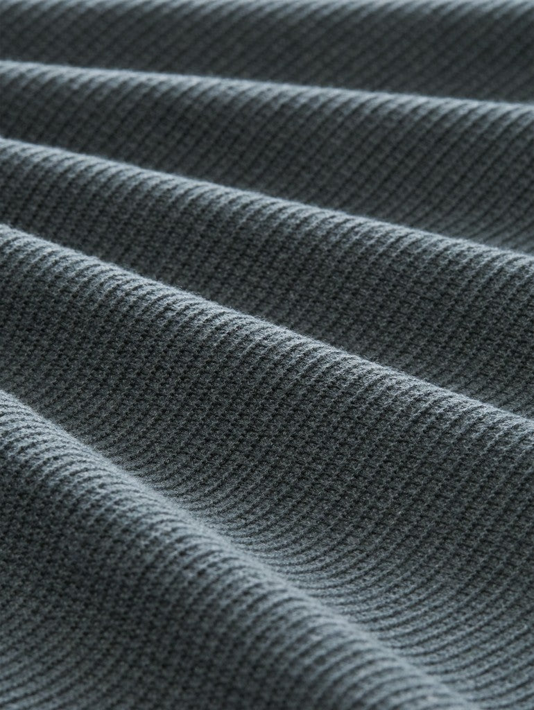 Basic Trui Zip - Olijf