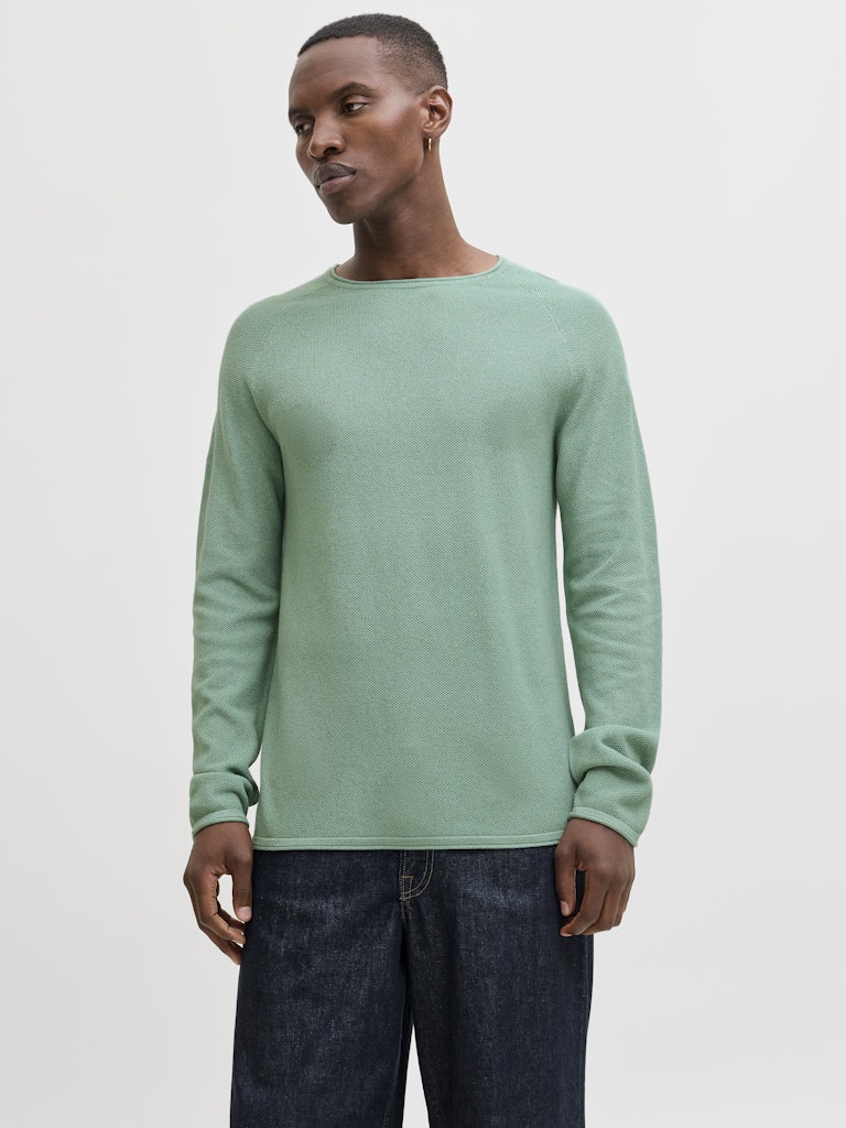 Jjehill Knit Crew Neck Noos - Oud Groen