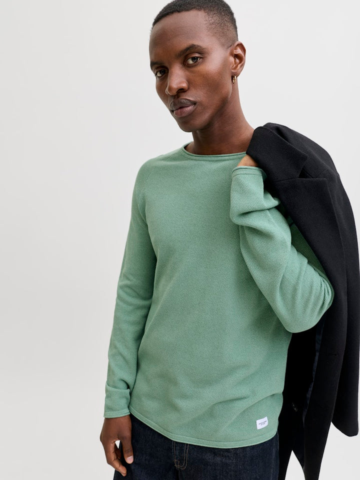 Jjehill Knit Crew Neck Noos - Oud Groen