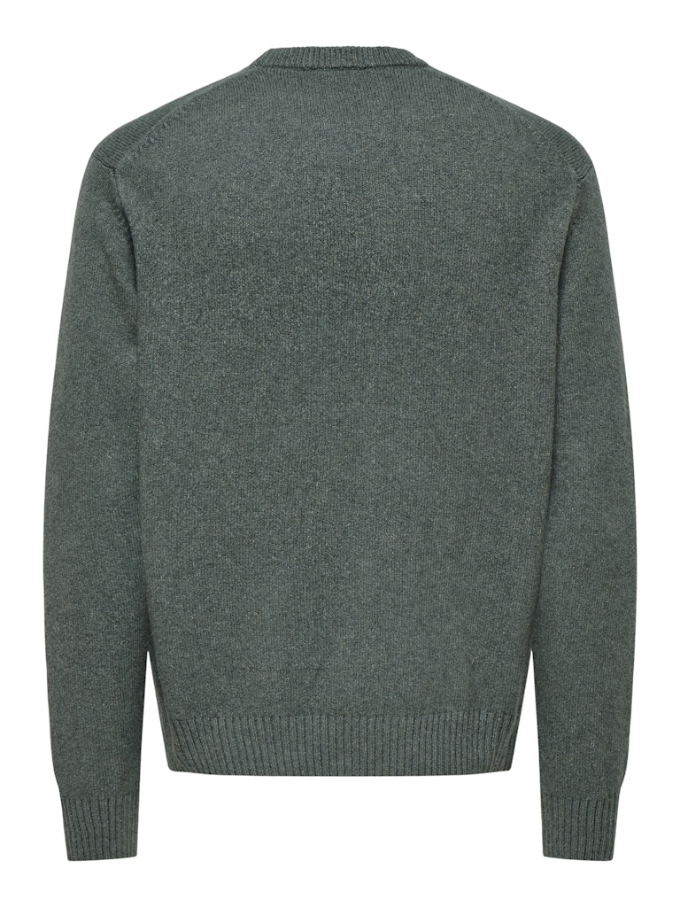 Onsjames Rlx Crew Knit Noos - Oud Groen