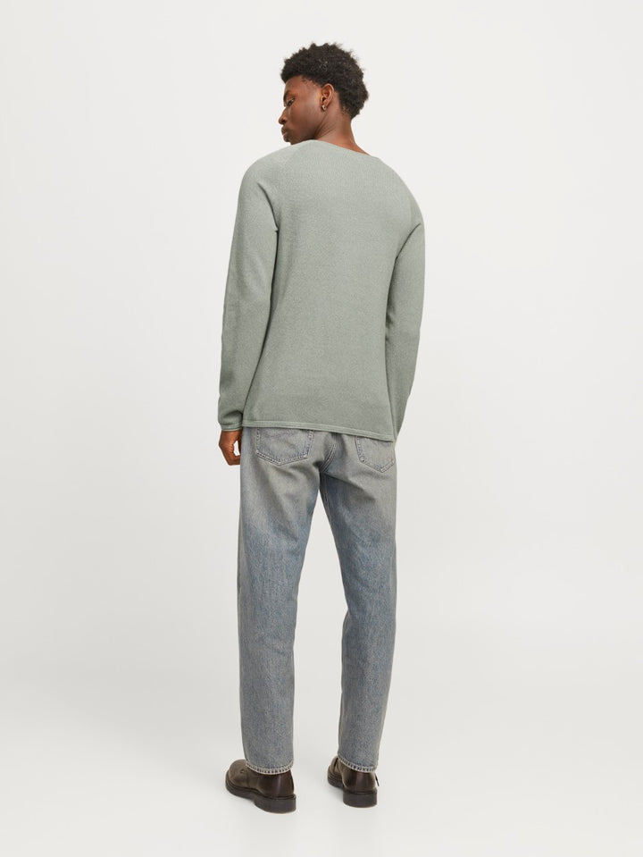 Jjehill Knit Crew Neck Noos - Oud Groen