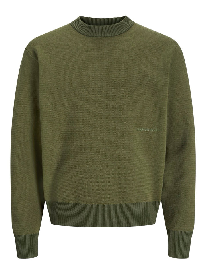 Jorvesterbro Knit Crew Neck Sn - Army