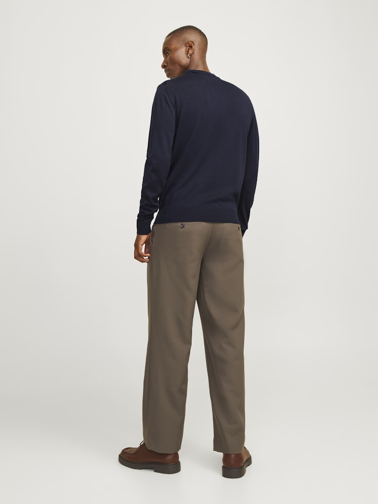 Jprblamilano Stitch Knit Crew Neck Sn - Lichtblauw