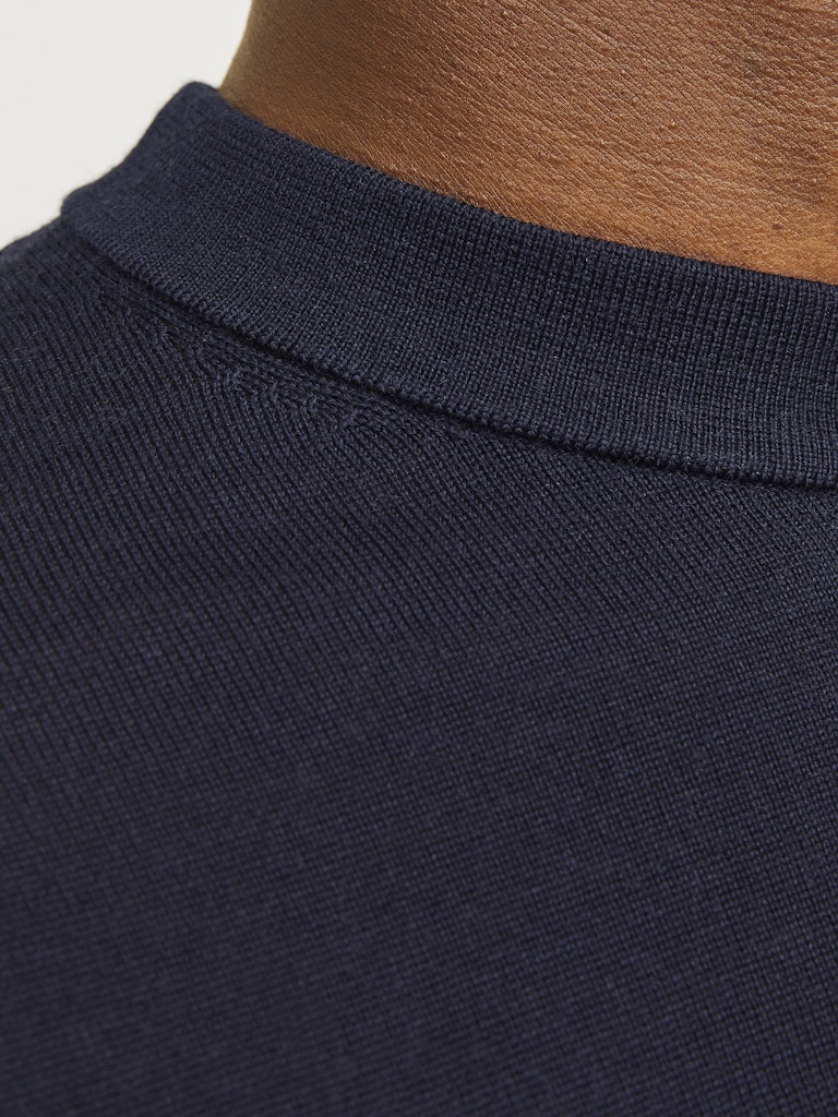 Jprblamilano Stitch Knit Crew Neck Sn - Lichtblauw