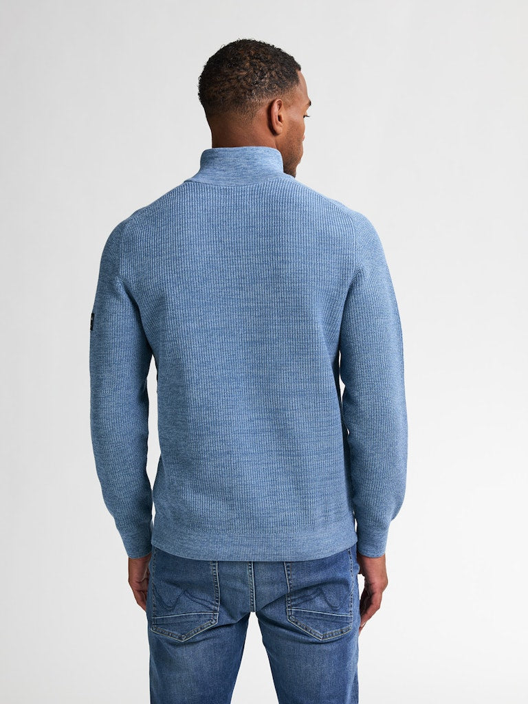 Men Knitwear Collar - Lichtblauw