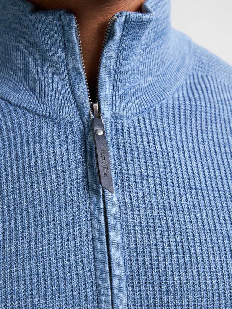 Men Knitwear Collar - Lichtblauw