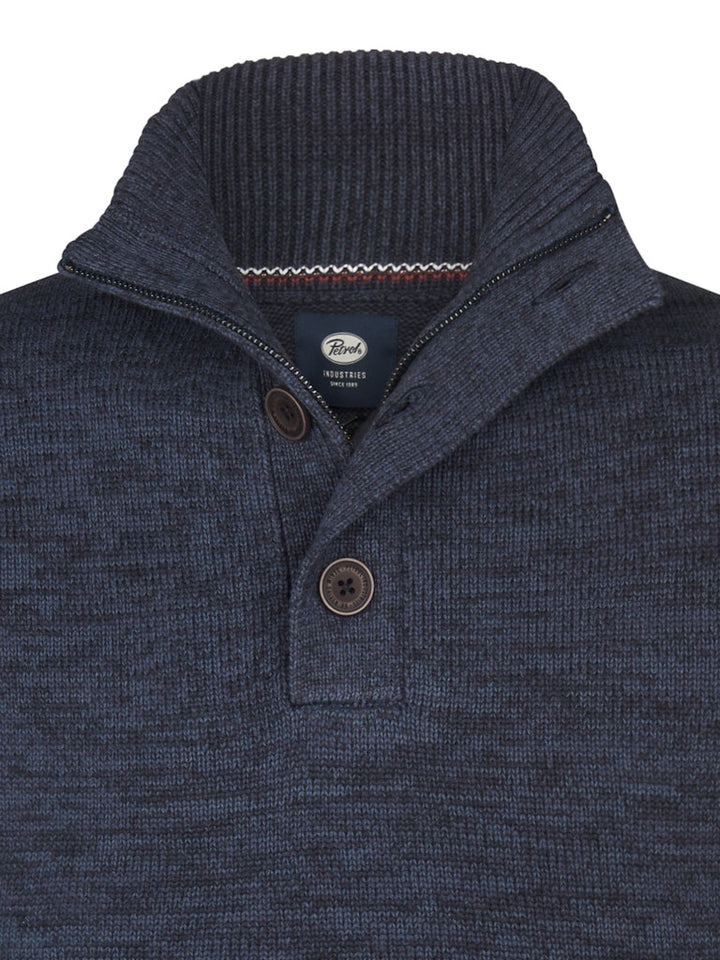 Men Knitwear Collar - Lichtblauw