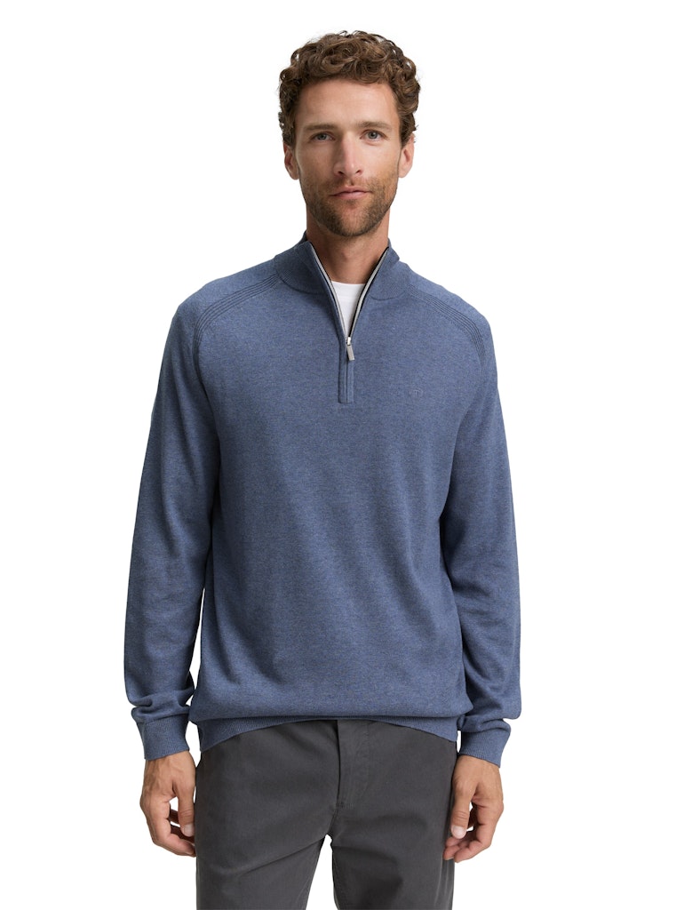 Trui Zip - Rafblauw