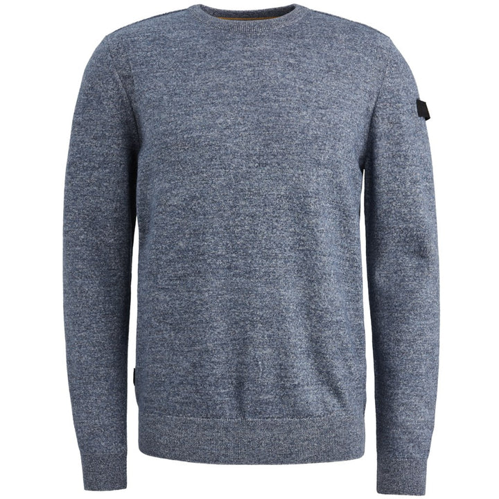 R-neck Soft Blend - Rafblauw