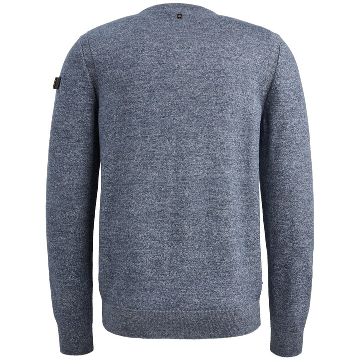 R-neck Soft Blend - Rafblauw