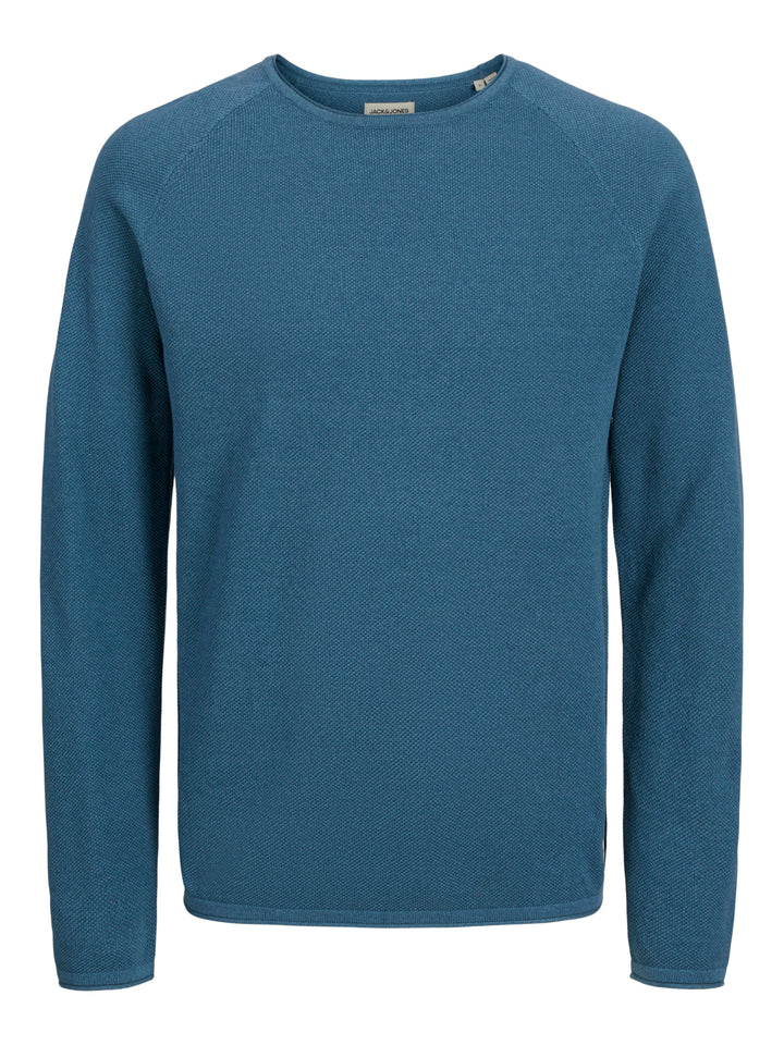 Jjehill Knit Crew Neck Noos - Rafblauw