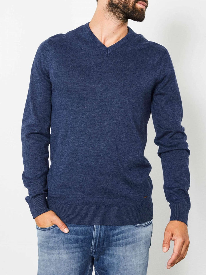 Jjehill Knit Crew Neck Noos - Rafblauw