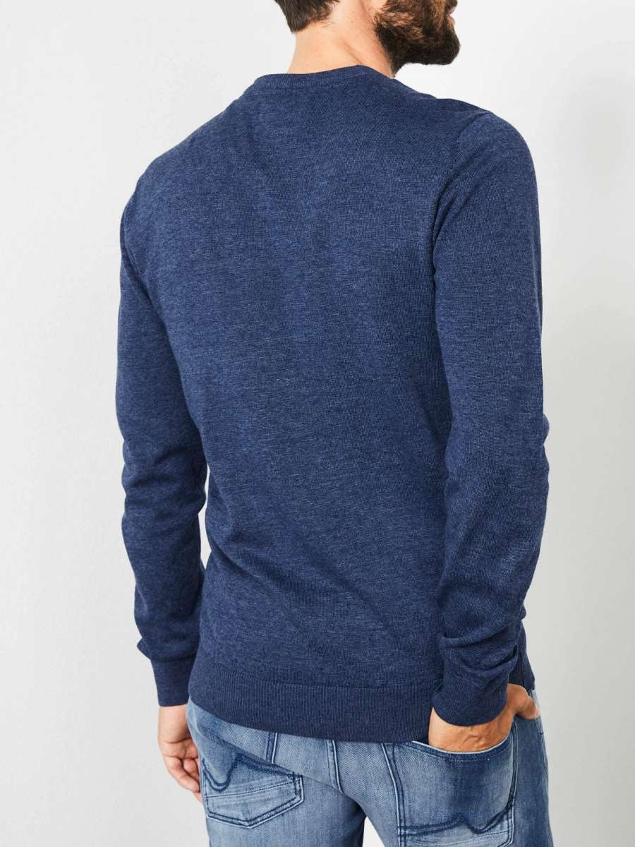 Jjehill Knit Crew Neck Noos - Rafblauw