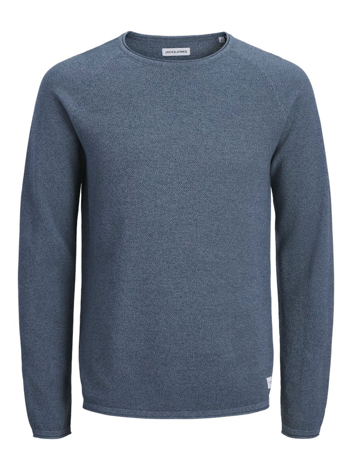 Jjehill Knit Crew Neck Noos - Rafblauw