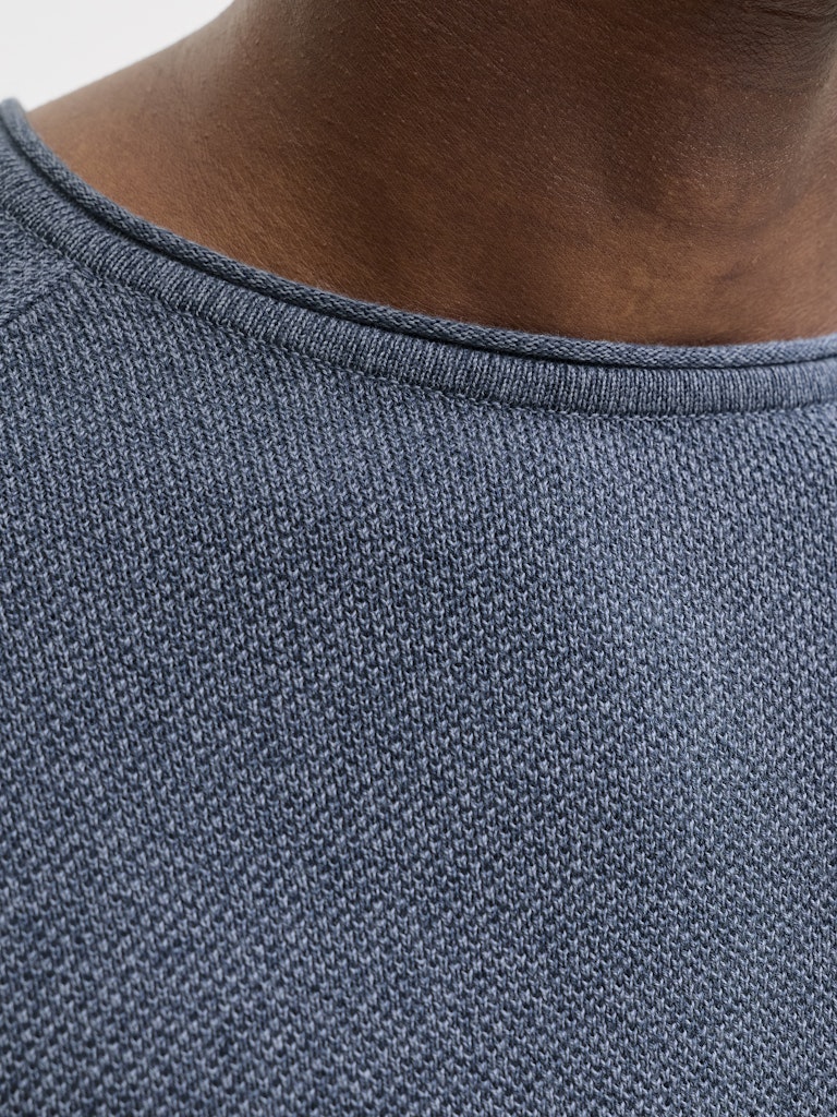 Jjehill Knit Crew Neck Noos - Rafblauw