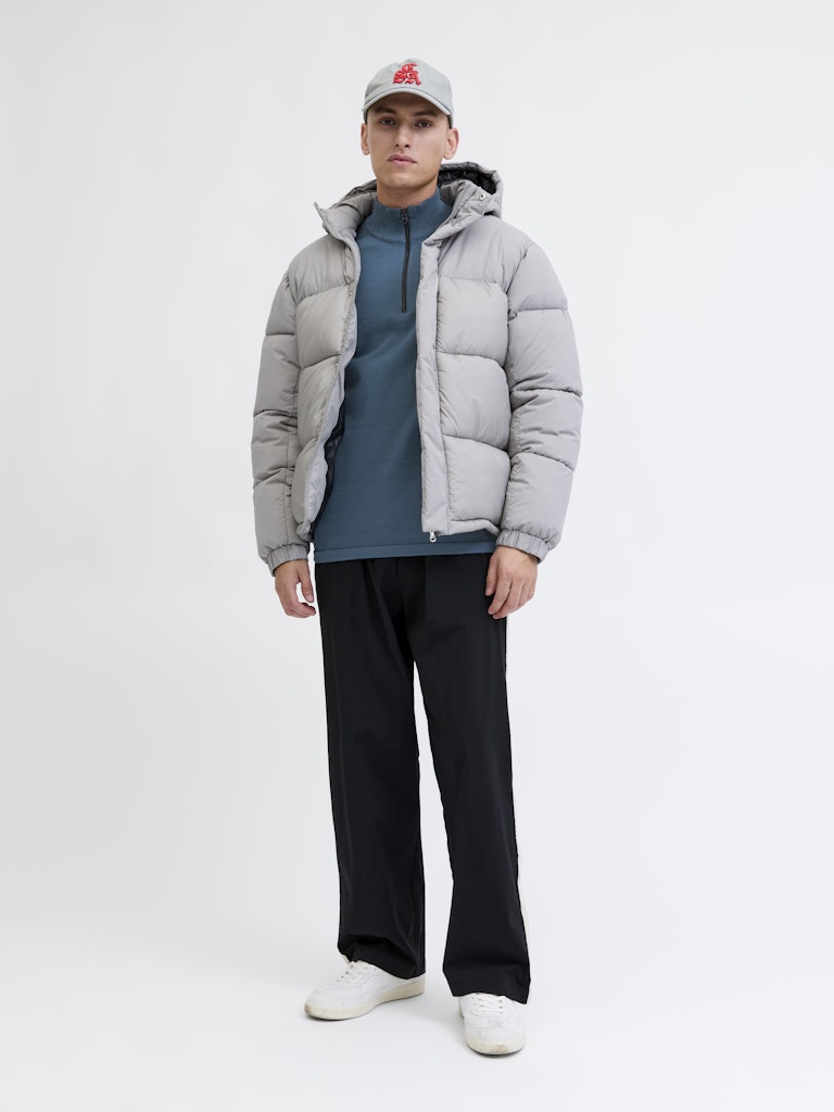 Jcomace Knit Half Zip Smu - Petrol Blauw