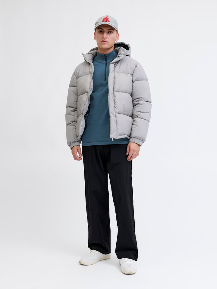 Jcomace Knit Half Zip Smu - Petrol Blauw