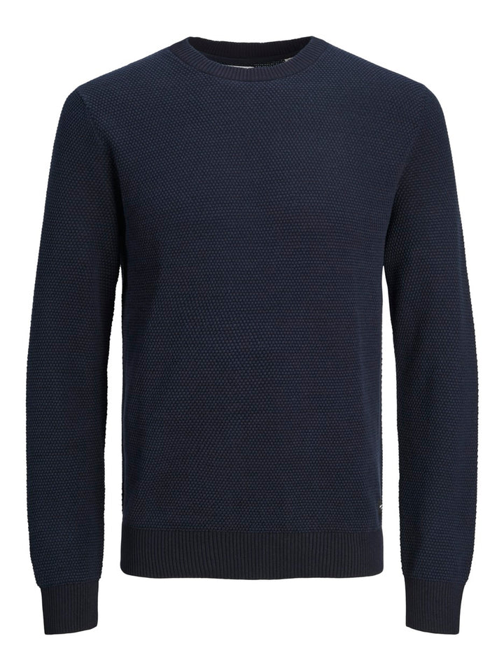 Jjeglobe Knit Crew Neck Noos - Navy