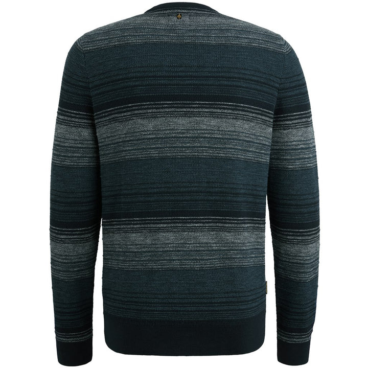 R-neck Cotton Gradient - Navy