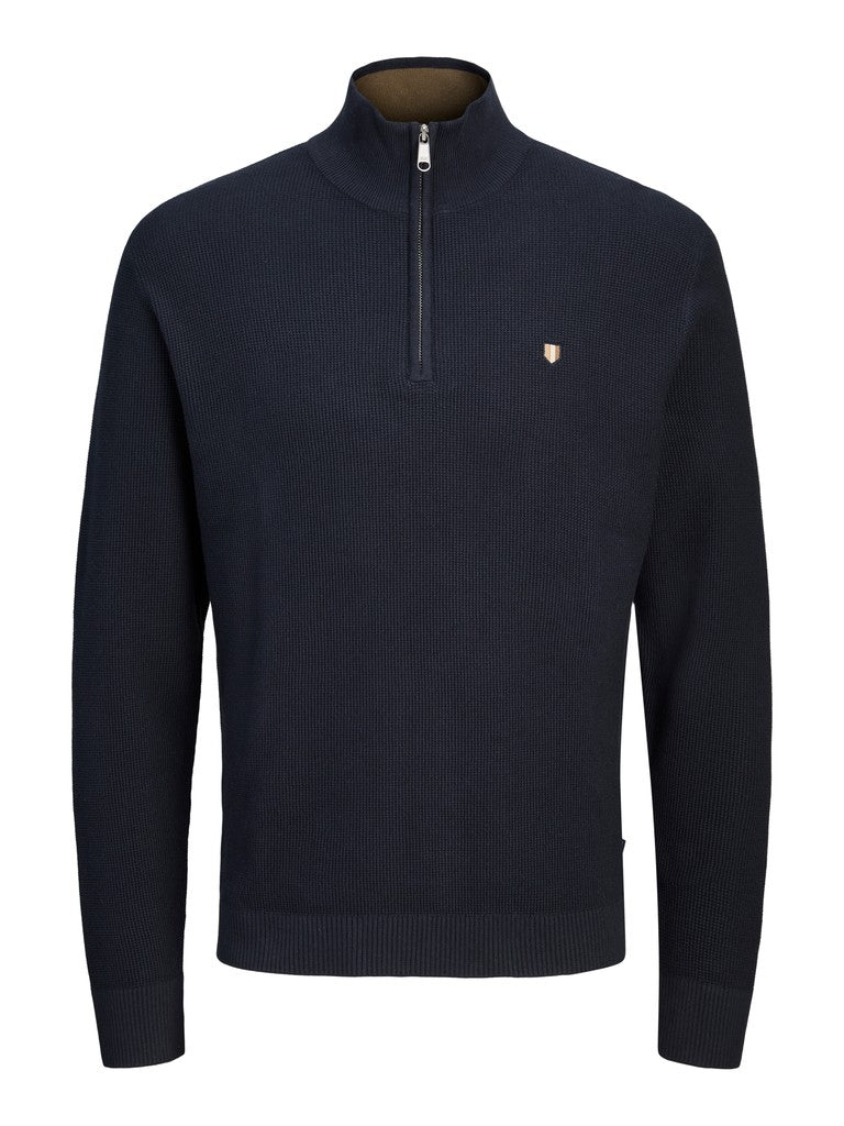 Jprblurex Knit Half Zip - Navy