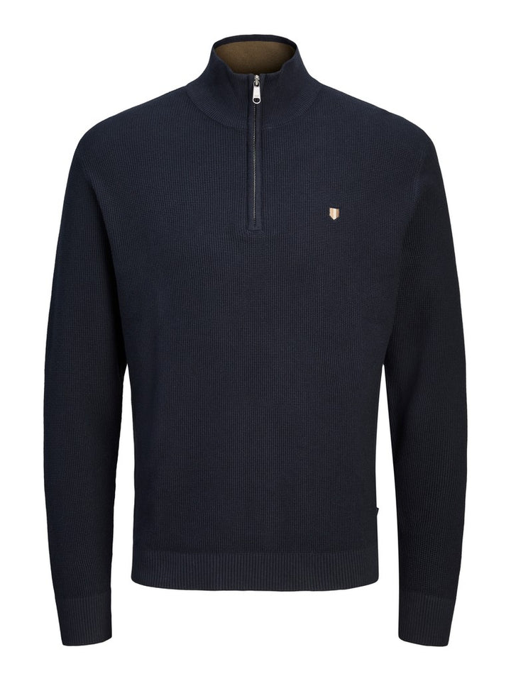 Jprblurex Knit Half Zip - Navy