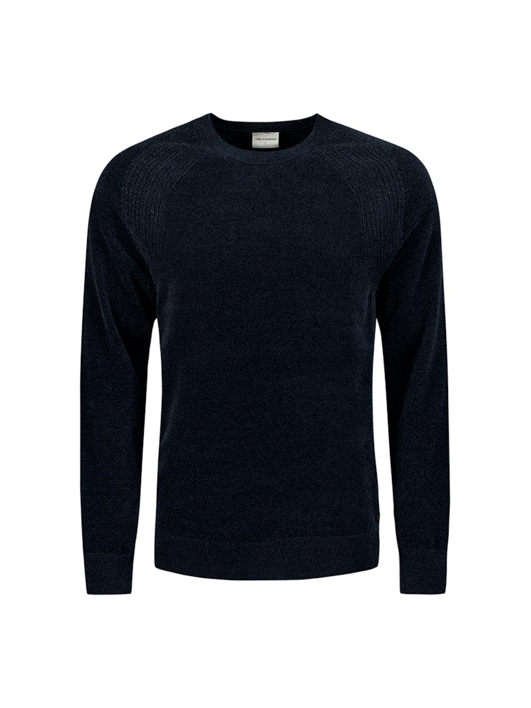Pullover Crewneck Light Weight Chenille - Navy