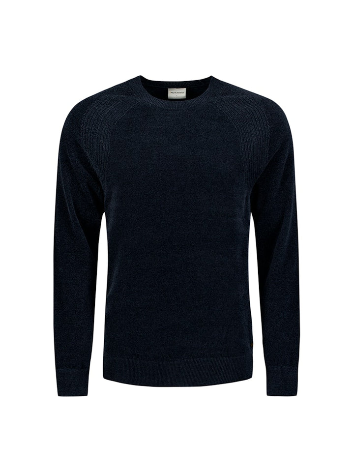 Pullover Crewneck Light Weight Chenille - Navy