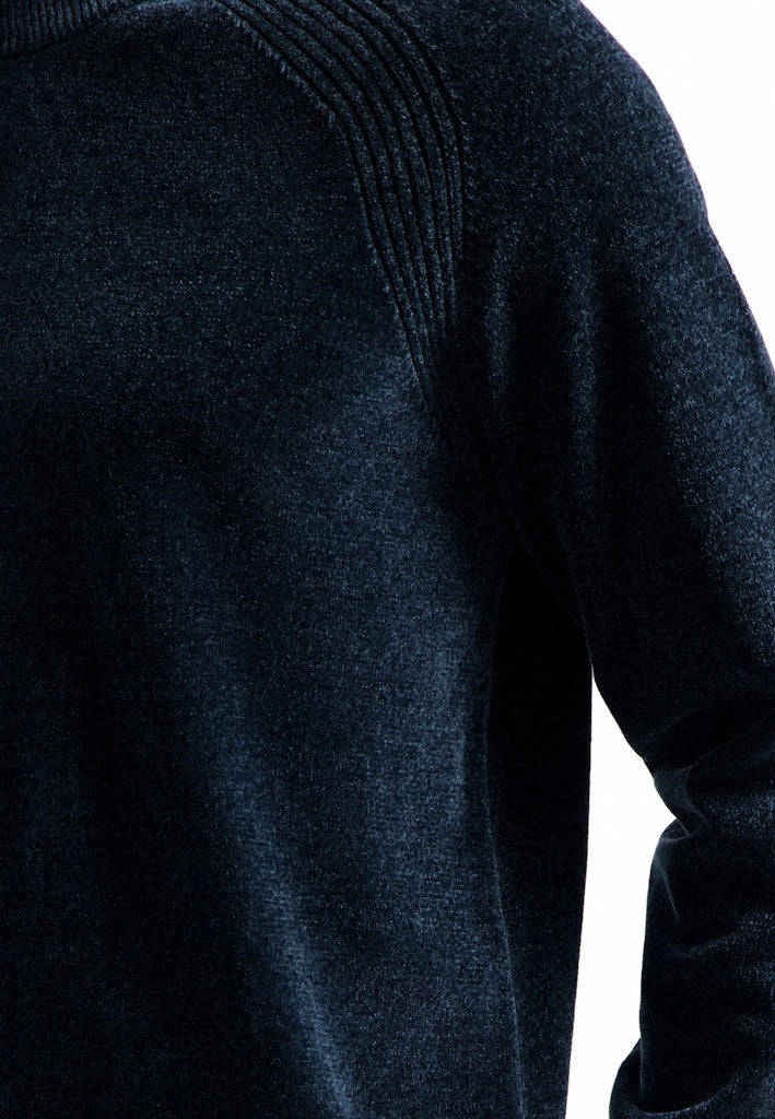 Pullover Crewneck Light Weight Chenille - Navy