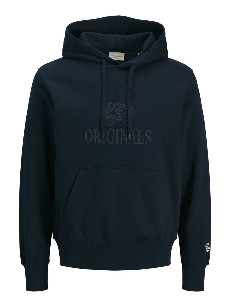 Jorfrederiksberg Monogram Sweat Hood Sn - Navy