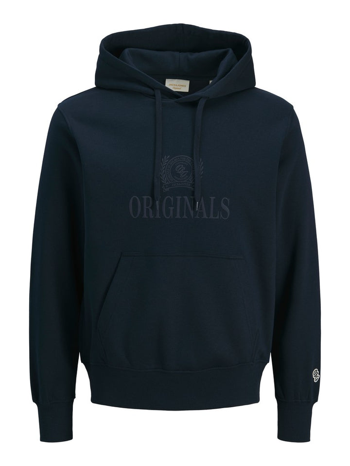 Jorfrederiksberg Monogram Sweat Hood Sn - Navy