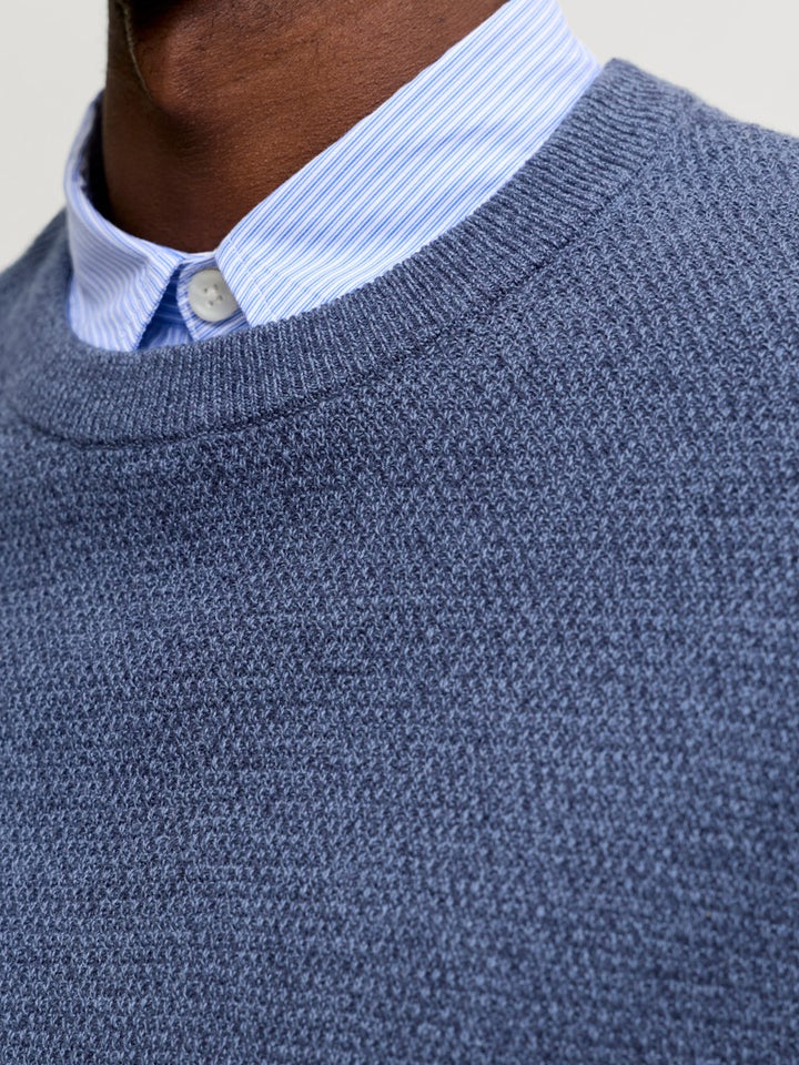 Jjeryder Knit Crew Neck - Navy