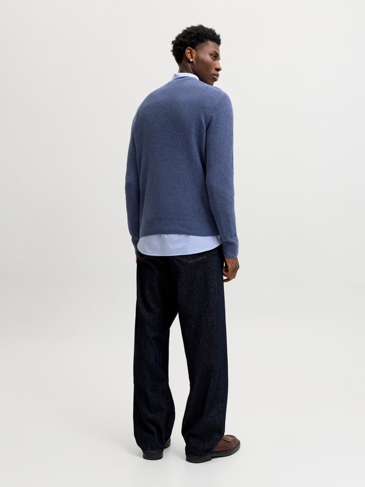 Jjeryder Knit Crew Neck - Navy