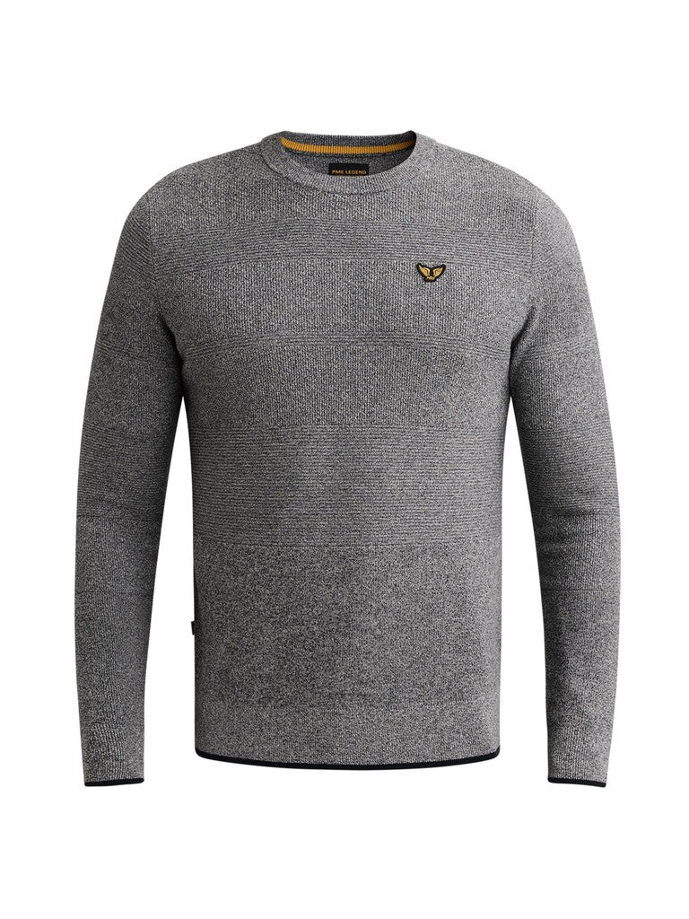 R-neck Cotton Modal Structure - Navy
