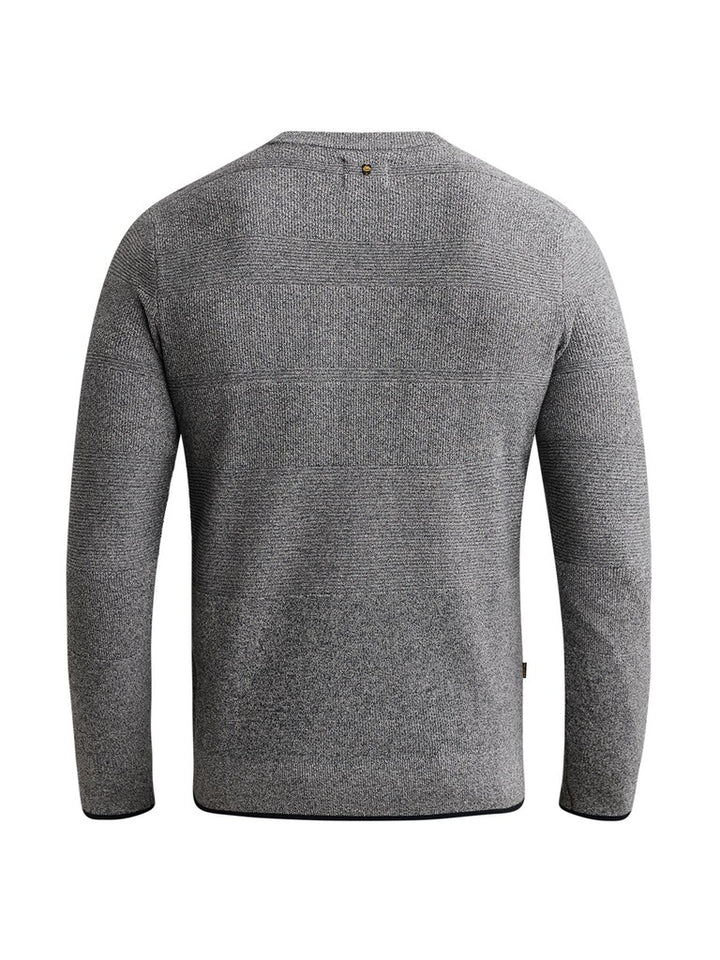 R-neck Cotton Modal Structure - Navy