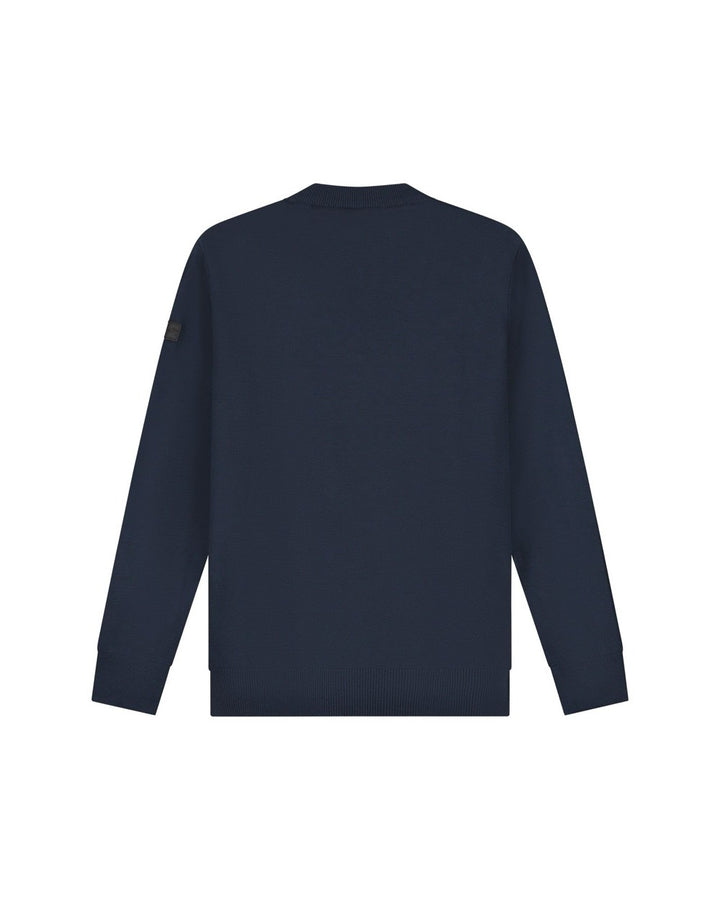 Knitted Crewneck - Navy