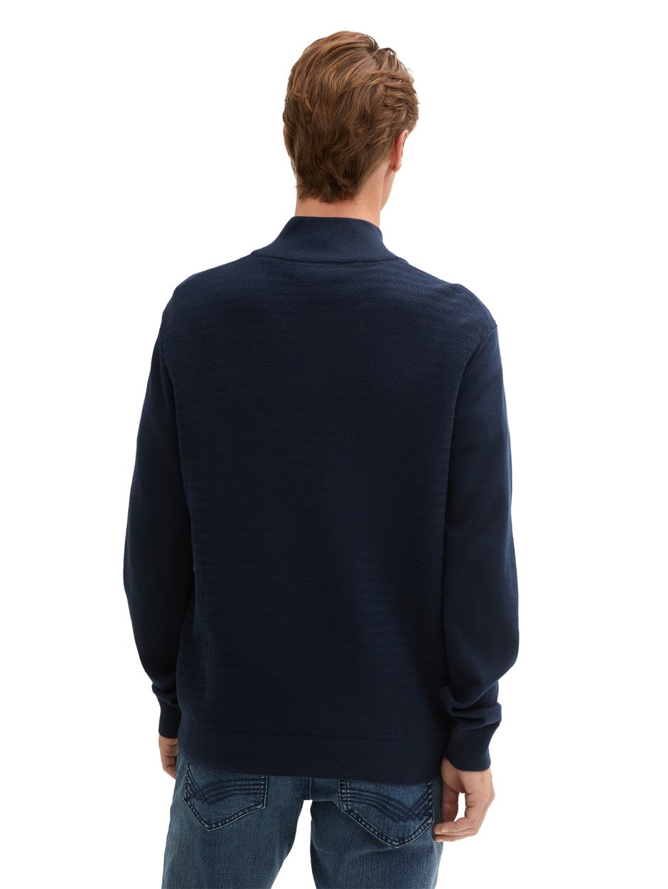 Structure Mis Knit Troyer - Navy