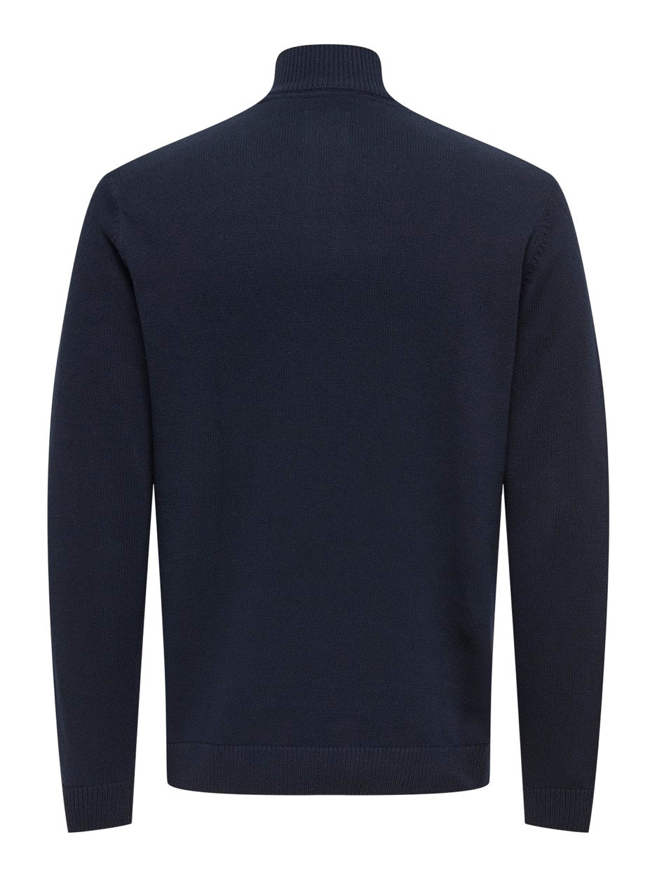 Onsjaxson Life Reg 12 Half Zip Knit - Navy