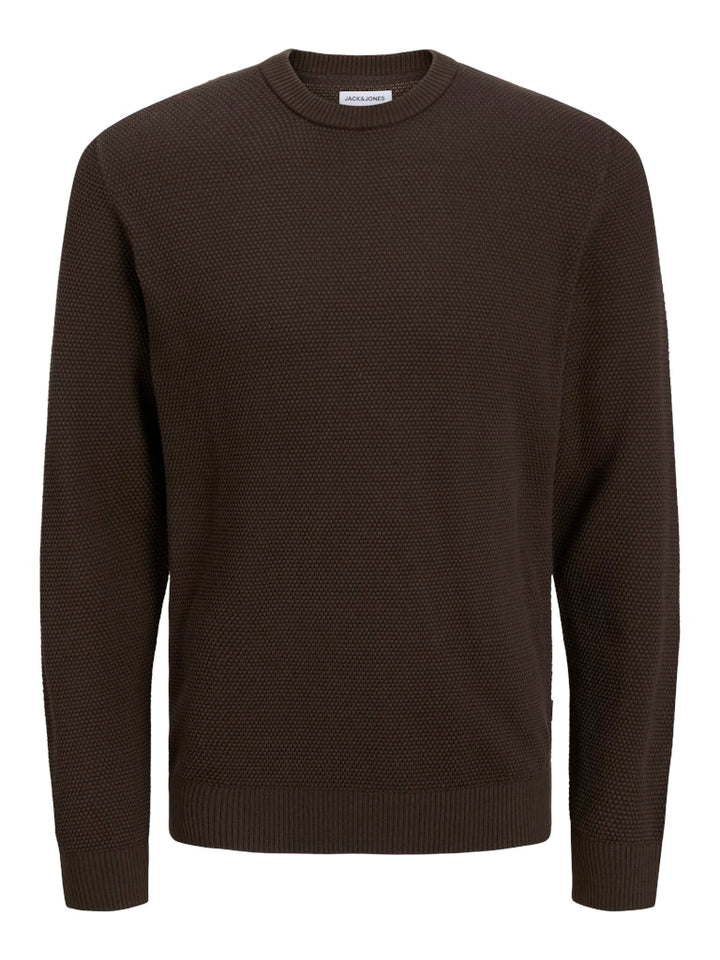 Jjeglobe Knit Crew Neck Noos - Bruin