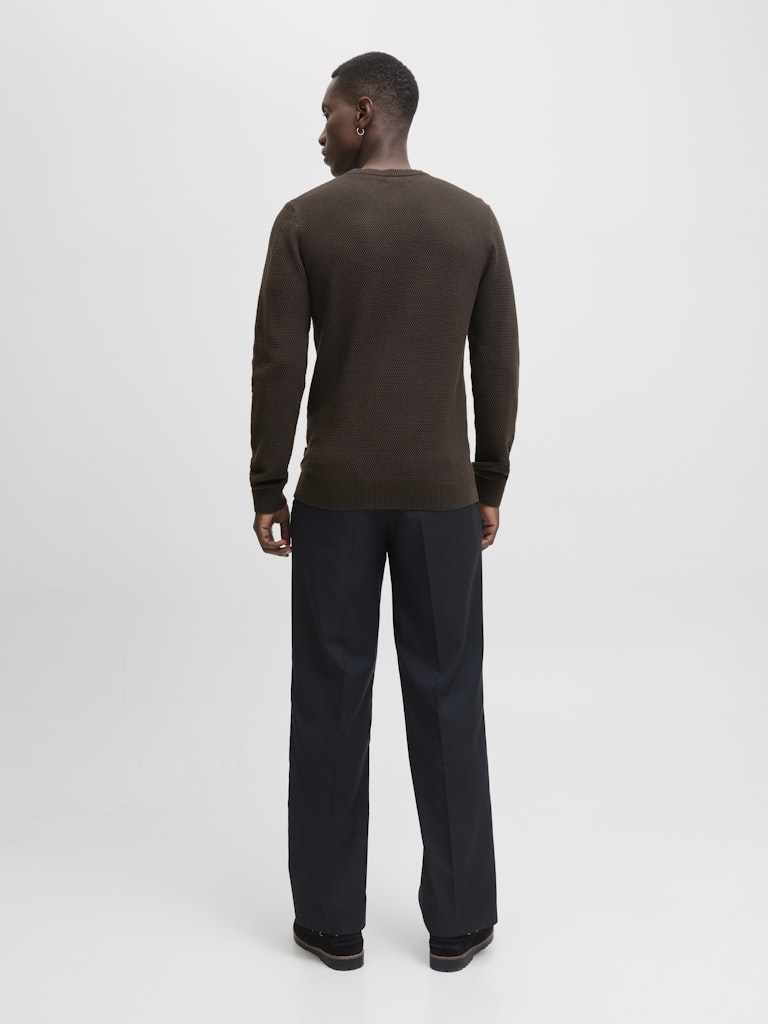 Jjeglobe Knit Crew Neck Noos - Bruin