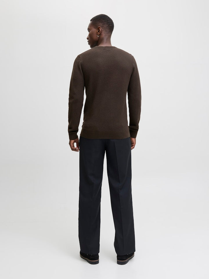 Jjeglobe Knit Crew Neck Noos - Bruin