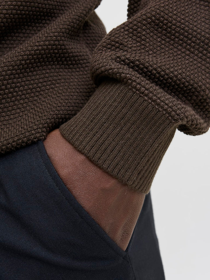 Jjeglobe Knit Crew Neck Noos - Bruin