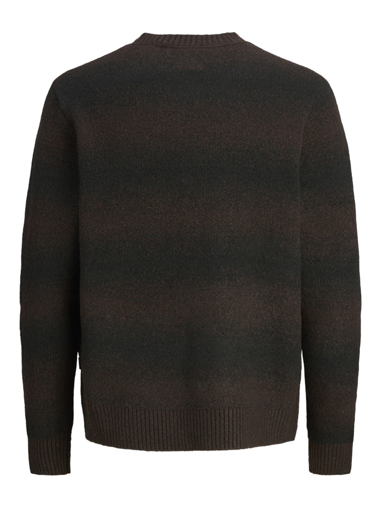 Jprblutyler Knit Striped Crew Neck - Bruin