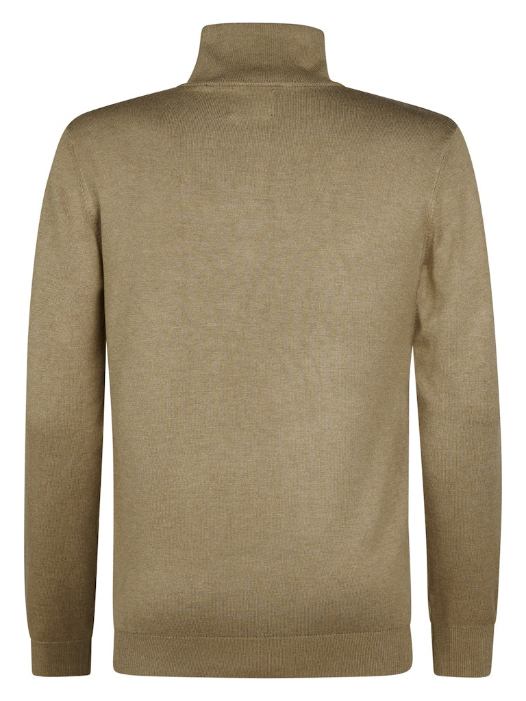 Men Knitwear Collar Basic - Camel